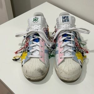 White Super Earth Adidas